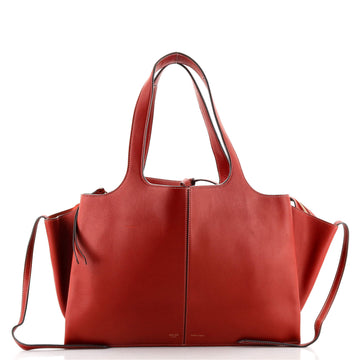 Celine Vertical Tri-Fold Shoulder Bag Smooth Calfskin