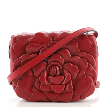 Valentino Atelier Flap Messenger Bag Rose Edition Leather Small