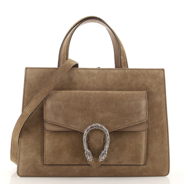 Gucci Dionysus Convertible Tote Suede Medium