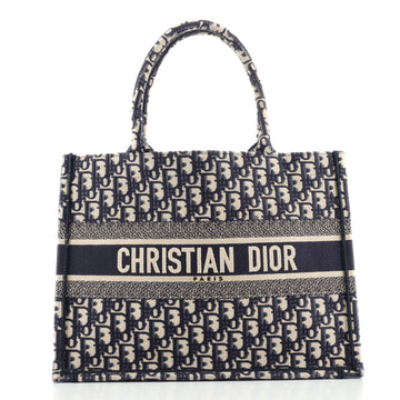 Christian Dior Book Tote Oblique Canvas Small