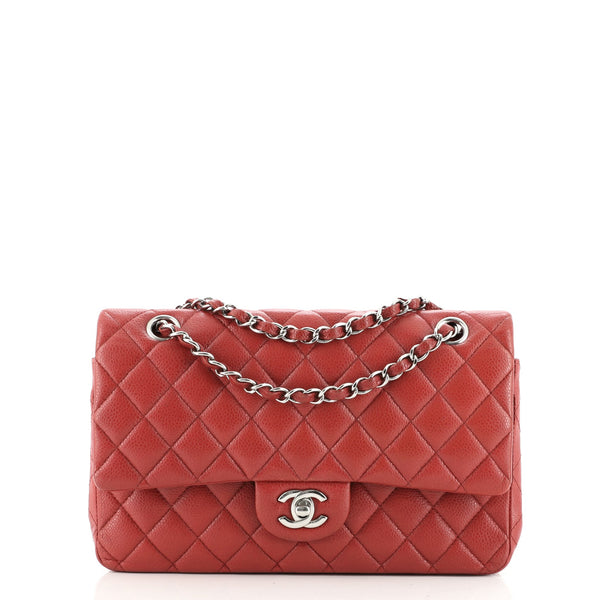 Chanel Medium Classic Red 17B - Designer WishBags