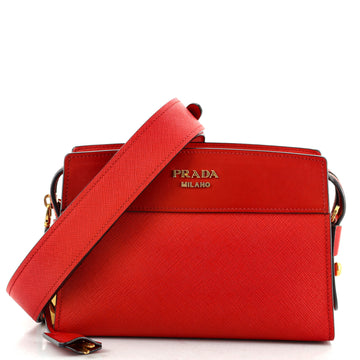 Prada Esplanade Crossbody Bag Saffiano with City Calf Small