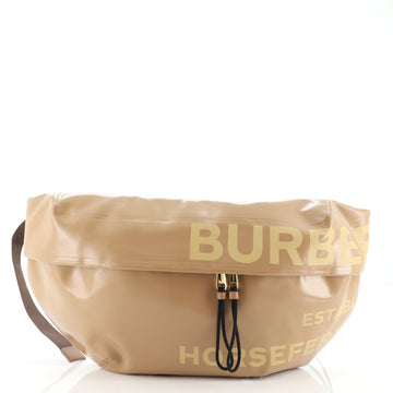 Burberry Bum Bag Horseferry Print Coated Canvas XL