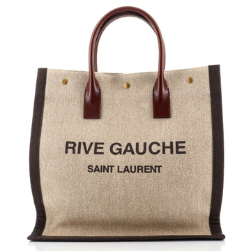 Saint Laurent Rive Gauche Shopper Tote Canvas Tall