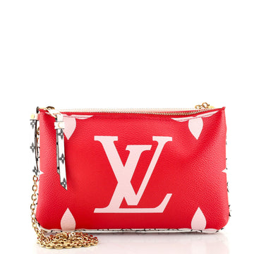 Louis Vuitton Double Zip Pochette Limited Edition Colored Monogram Giant