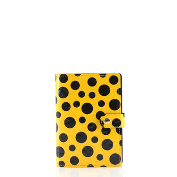 Louis Vuitton Ring Agenda Cover Kusama Infinity Dots Monogram Vernis PM