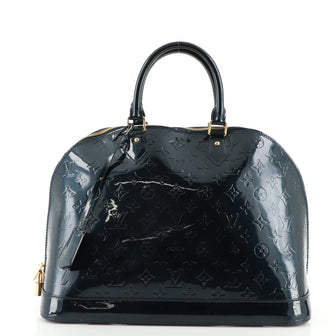 Louis Vuitton Alma Handbag Monogram Vernis GM