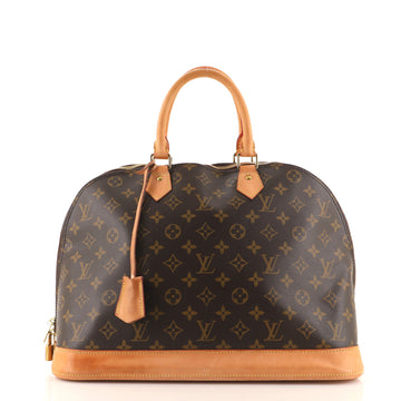 Louis Vuitton Alma Handbag Monogram Canvas GM