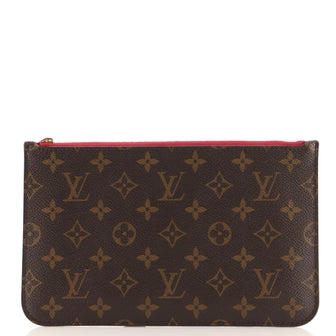 Louis Vuitton Neverfull Pochette Monogram Canvas Large
