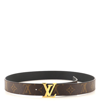 Louis Vuitton LV Initiales Reversible Belt Monogram Canvas and Leather Wide
