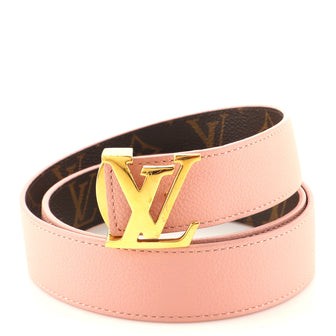 Louis Vuitton LV Initiales Reversible Belt Monogram Canvas and Leather Wide