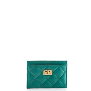 Chanel Reissue Card Holder Quilted Aged Calfskin