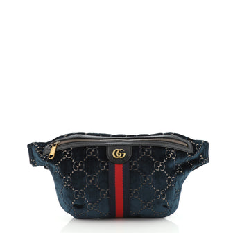 Gucci Ophidia Zip Belt Bag GG Velvet