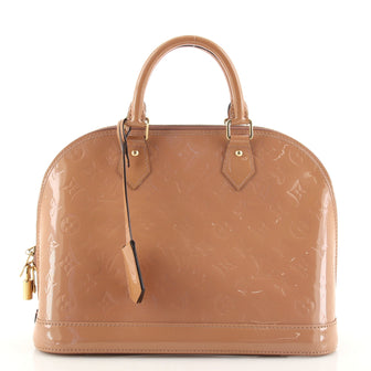 Louis Vuitton Alma Handbag Monogram Vernis PM