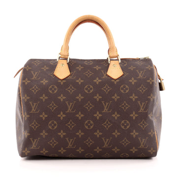 Louis Vuitton Speedy Handbag Monogram Canvas 30