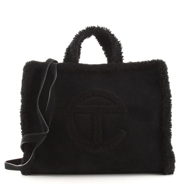 Telfar UGG Shopping Tote Shearling and Suede Medium