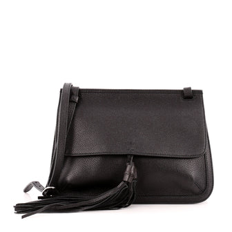 Gucci Bamboo Daily Flap Bag Leather