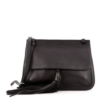 Gucci Bamboo Daily Flap Bag Leather
