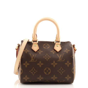 Louis Vuitton Speedy Bandouliere Bag Monogram Canvas Nano