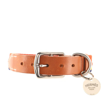 Hermes Dog Collar Rocabar Canvas with Leather