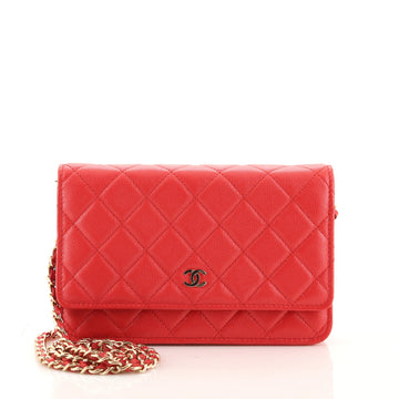 Chanel Wallet on Chain Quilted Caviar