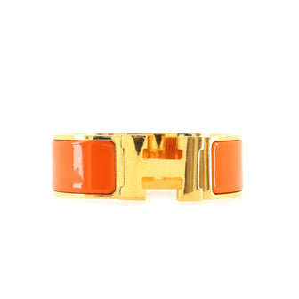 Hermes Clic H Bracelet Enamel Wide