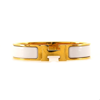 Hermes Clic H Bracelet Enamel Narrow