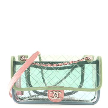 Chanel Coco Splash Flap Bag Quilted PVC With Lambskin Medium