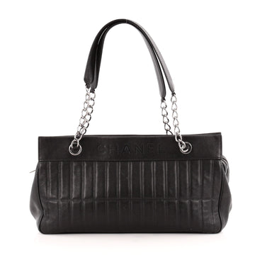 Chanel Lax Shoulder Bag Vertical Quilted Leather Medium