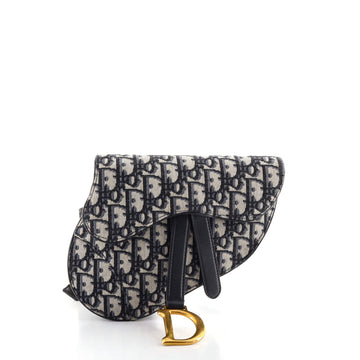 Christian Dior Saddle Belt Bag Oblique Canvas