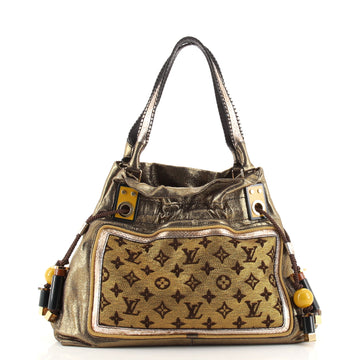 Louis Vuitton Sunbird Handbag Limited Edition Monogram Lurex Canvas