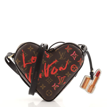 Louis Vuitton Coeur Handbag Limited Edition Fall in Love Monogram Canvas