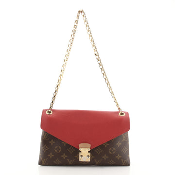 Louis Vuitton Pallas Chain Shoulder Bag Monogram Canvas and Calfskin