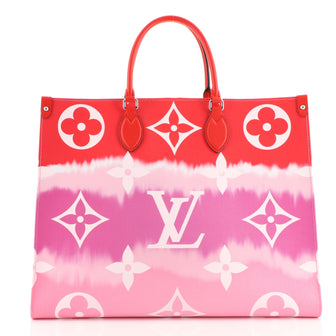 Louis Vuitton OnTheGo Tote Limited Edition Escale Monogram Giant GM