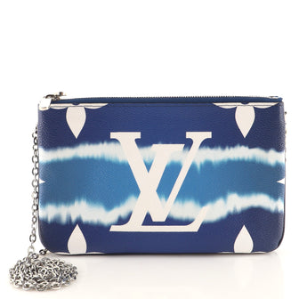 Louis Vuitton Double Zip Pochette Limited Edition Escale Monogram Giant