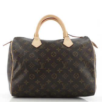 Louis Vuitton Speedy Handbag Monogram Canvas 30