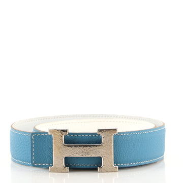 Hermes Constance Reversible Belt Leather with Guilloche Hardware Medium