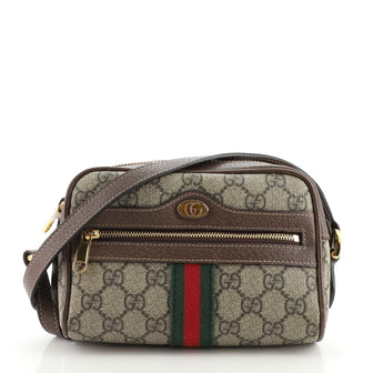 Gucci Ophidia Shoulder Bag GG Coated Canvas Mini