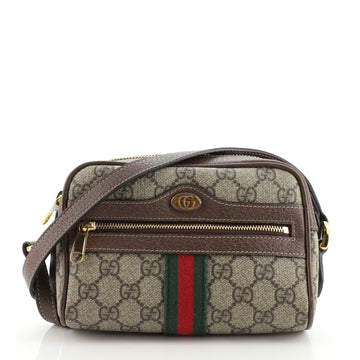 Gucci Ophidia Shoulder Bag GG Coated Canvas Mini