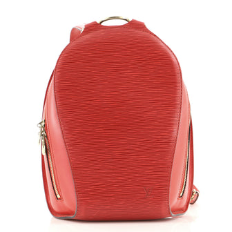 LOUIS VUITTON Epi Mabillon Backpack Castillan Red 1297997