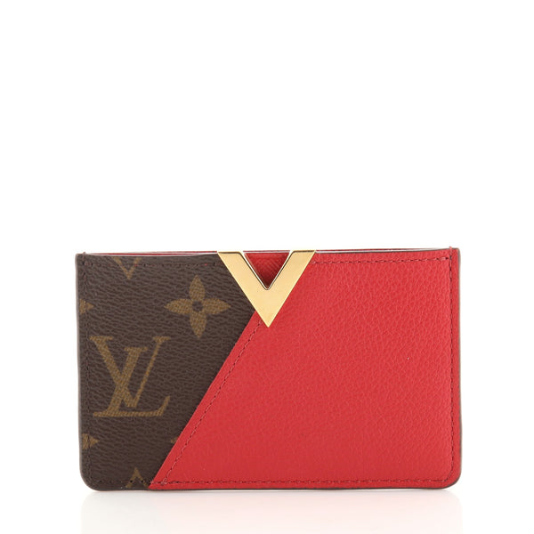 Louis Vuitton Kimono Card Holder Monogram Canvas and Leather Brown 1152771