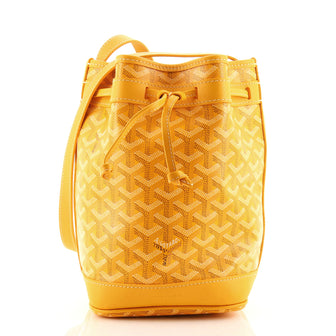 Goyard Petit Flot Bucket Bag Coated Canvas PM