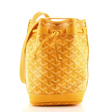 Goyard Petit Flot Bucket Bag Coated Canvas PM