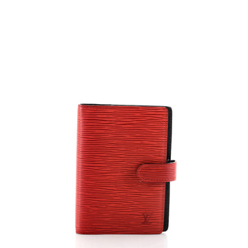 Louis Vuitton Ring Agenda Cover Epi Leather PM