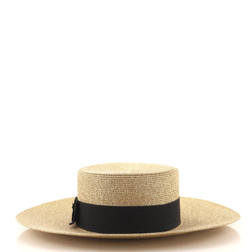 Gucci Papier Wide Brim Hat Straw