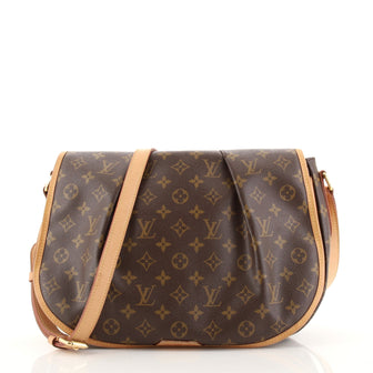 Louis Vuitton Menilmontant Handbag Monogram Canvas MM