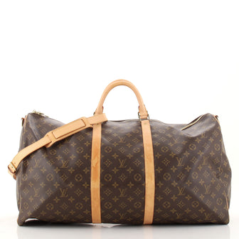 Louis Vuitton Keepall Bandouliere Bag Monogram Canvas 60