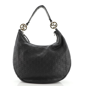 Gucci Twins Hobo Guccissima Leather Medium