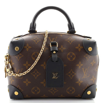 Louis Vuitton Petite Malle Souple Handbag Monogram Canvas