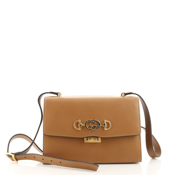 Gucci Zumi Flap Shoulder Bag Leather Small